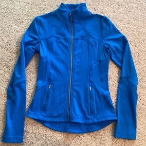 Lululemon blue zip up jacket size 6